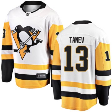 Breakaway Fanatics Branded Youth Brandon Tanev Pittsburgh Penguins Away Jersey - White