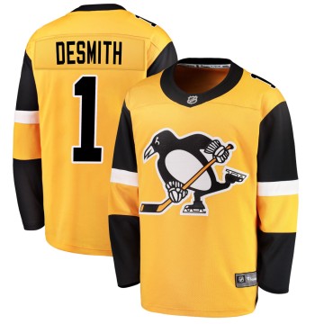 Breakaway Fanatics Branded Youth Casey DeSmith Pittsburgh Penguins Alternate Jersey - Gold