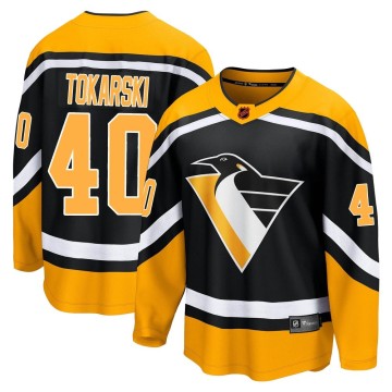 Breakaway Fanatics Branded Youth Dustin Tokarski Pittsburgh Penguins Special Edition 2.0 Jersey - Black