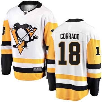 Breakaway Fanatics Branded Youth Frank Corrado Pittsburgh Penguins Away Jersey - White
