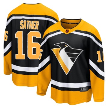 Breakaway Fanatics Branded Youth Glen Sather Pittsburgh Penguins Special Edition 2.0 Jersey - Black