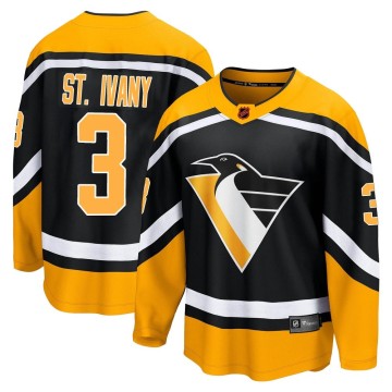 Breakaway Fanatics Branded Youth Jack St. Ivany Pittsburgh Penguins Special Edition 2.0 Jersey - Black