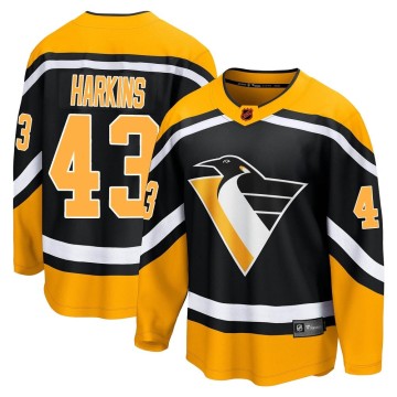 Breakaway Fanatics Branded Youth Jansen Harkins Pittsburgh Penguins Special Edition 2.0 Jersey - Black