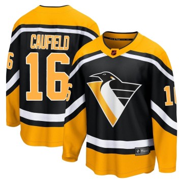 Breakaway Fanatics Branded Youth Jay Caufield Pittsburgh Penguins Special Edition 2.0 Jersey - Black