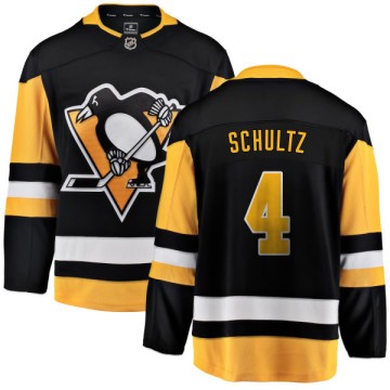 Breakaway Fanatics Branded Youth Justin Schultz Pittsburgh Penguins Home Jersey - Black