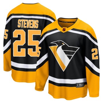 Breakaway Fanatics Branded Youth Kevin Stevens Pittsburgh Penguins Special Edition 2.0 Jersey - Black