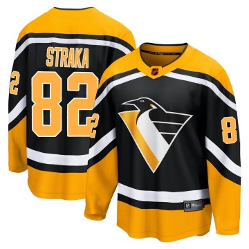 Breakaway Fanatics Branded Youth Martin Straka Pittsburgh Penguins Special Edition 2.0 Jersey - Black