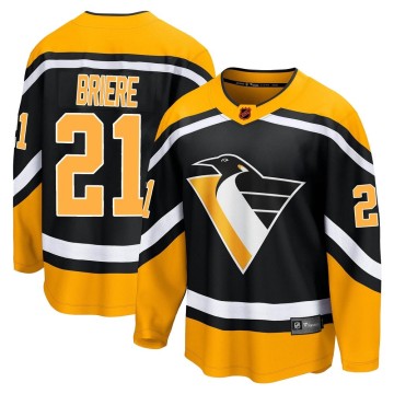 Breakaway Fanatics Branded Youth Michel Briere Pittsburgh Penguins Special Edition 2.0 Jersey - Black