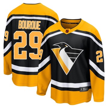 Breakaway Fanatics Branded Youth Phil Bourque Pittsburgh Penguins Special Edition 2.0 Jersey - Black