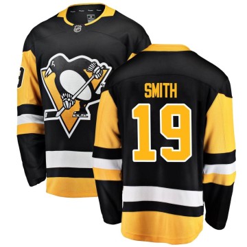 Breakaway Fanatics Branded Youth Reilly Smith Pittsburgh Penguins Home Jersey - Black