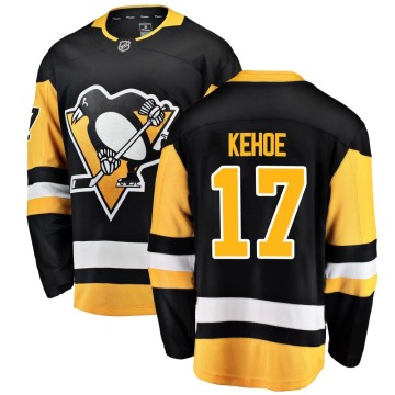 Breakaway Fanatics Branded Youth Rick Kehoe Pittsburgh Penguins Home Jersey - Black
