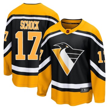 Breakaway Fanatics Branded Youth Ron Schock Pittsburgh Penguins Special Edition 2.0 Jersey - Black