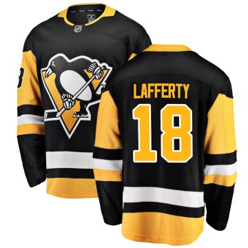 Breakaway Fanatics Branded Youth Sam Lafferty Pittsburgh Penguins Home Jersey - Black