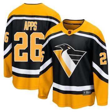 Breakaway Fanatics Branded Youth Syl Apps Pittsburgh Penguins Special Edition 2.0 Jersey - Black