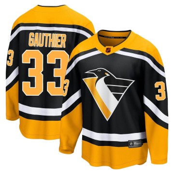 Breakaway Fanatics Branded Youth Taylor Gauthier Pittsburgh Penguins Special Edition 2.0 Jersey - Black