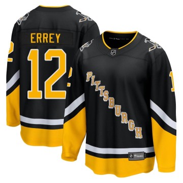 Premier Fanatics Branded Men's Bob Errey Pittsburgh Penguins 2021/22 Alternate Breakaway Player Jersey - Black